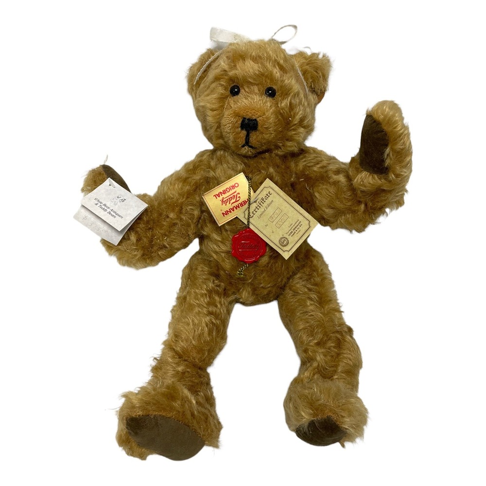 18" Germany Hermann Teddy Bear ORIGINAL 1950's LIMITED Edition 914/ 3000 RARE